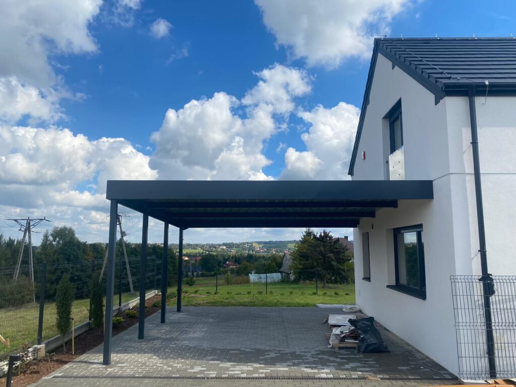 Nowoczesny carport na wymiar i luksusowe zadaszenie samochodu, Nowy Sącz