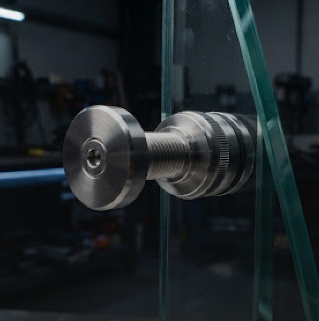 Systemy montażowe balustrad szklanych – spigoty, rotule i profile liniowe Insteel&Glass